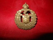 Lord Strathconas Horse Royal Canadian Cap Badge
