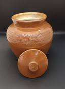 Brown Stoneware Preserve Jar